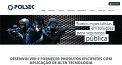Desktop Screenshot of polsec.com.br